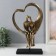 Polystone souvenir "Two in the heart" for metal 19.4x10.4x31.5 cm