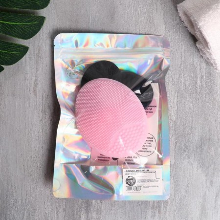 Brushes for washing the face “Blind this spring”, 3 pcs., Silicon-10