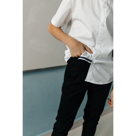 Surchachka upper for ISEE boys, height 146-152 cm, white color-9