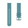 Smart hours strap, 19.5 mm, silicone, turquoise