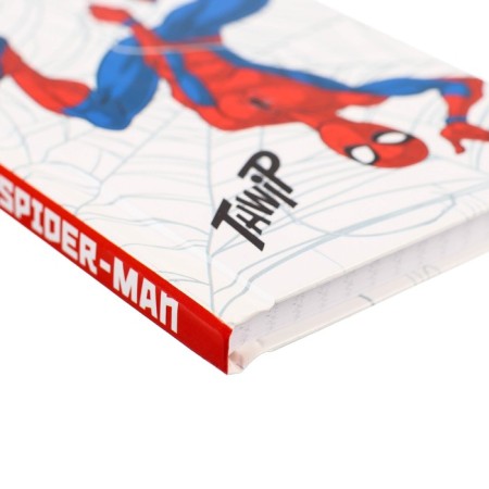 Notepad A7, 64 sheets, in a solid cover, Spider-Man-1