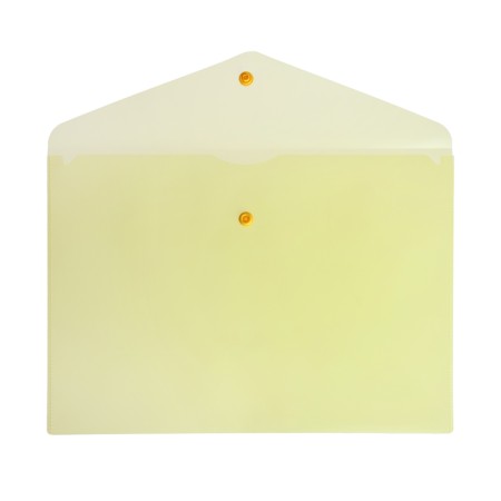 A4 button folder-converter, 120 μm, calligrata, transparent, yellow-1