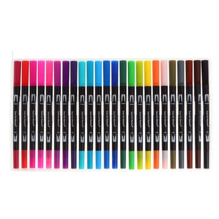 Set of professional markers, 24 pieces/24 colors, bilateral-1