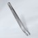 Pinzet bent, wide, 8.3 cm, silver color, RU-0617
