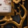 Photo frame plastic in 3 photos 10x15 cm "Cherry Garden" Dark Gold 32x27 cm