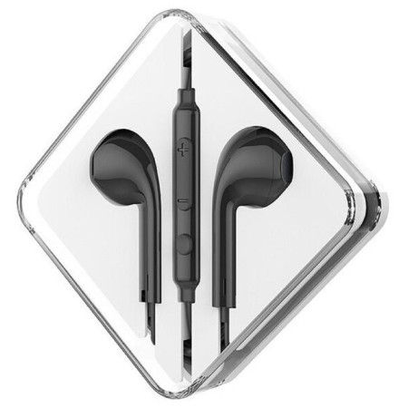 Hoco M55 headphones, wired, inserts, microphone, jack 3.5, 1.2 m, black-4