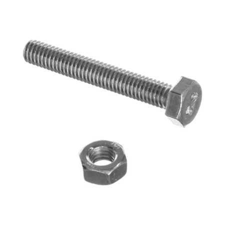 Bolt bolt master, with a hexagonal head, galvanized, Din933, M6x40 mm, 8 pcs-2