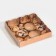 Box for confectionery with PVC lid "Balls", 15 x 15 x 3 cm, new year