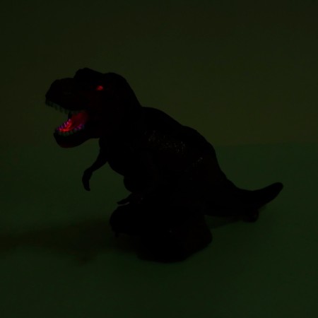 Dinosaurus robot, transforms, light and sound effects, works from batteries-5