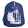 Frame backpack 36 x 28 x 17 cm, + pencil case, Bruno VisConti "Cute Owls. Cooking", blue