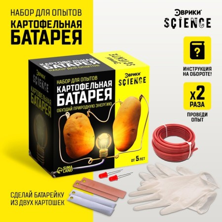 Set for experiments "Potato Battery"