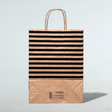 Craft package, "stripes", 24 x 10.5 x 32cm, 1 pcs-1
