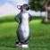 Garden figure "Rat" 12x23x10cm