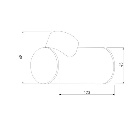 Architectural backlight Elektrostandard, Ray Led 6 W, 123x45x68 mm, IP54, white color-3