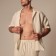 Male home -made costume (short sleeve and pants shirt) SL Home p. M, milk