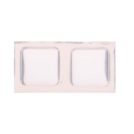 Silicone Mold 2 squares, kV-202, 20 mm, H-7 mm-2