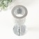 Glass of glass per 1 candle d = 4.5 "Orleans" silver 7x7x18 cm