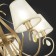 Suspended EVOLUCE lamp. Sle111403-05. Foggia. 5x40 watts, E14, 68x68x57 cm, Shampan