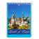 Notepad A5, 60 sheets on the crest "locks", a hard substrate, 2 types of mix