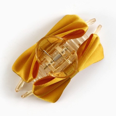 Hair crab with textile decor "Happy New Year", 6 x 3.8 x 3.2 cm-3