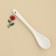 Spoon souvenir "happiness", ceramics, 2.5 x 12.5 cm.