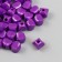 Beads for creativity plastic "Cube with flattened edges" Violet set 30 grams d = 0.8 cm 975305