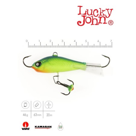 Balancir Lucky John Baltic 6 + tee, 6 cm, color 29 blister-1