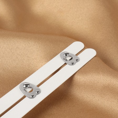 Corset-base b and a corset, 25 cm, white/silver color-7