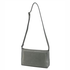 Women's bag (B2800-05140) Artificial leather + suede, gray, 1x210x30 cm