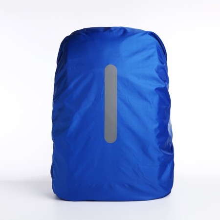Case for a water -repellent backpack, volume of 60 liters, blue color-1