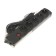 Luazon Lighting network filter, 5 outlets, 3 m, 3500 W, 3x1 mm2, 16 A, 220 V, with a fuse, black