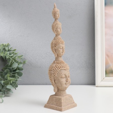 Polystone souvenir "Four -legged Buddha" Sand 6x6x26.5 cm-1