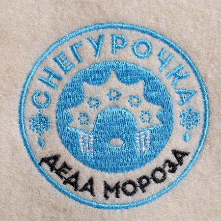 Набор парных шапок "Дед мороз и снегурочка"-2