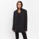 Women's jacket with a cut on the back mist size XS-S, color black