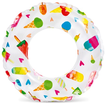 Circle for swimming "Bright", D = 61 cm, from 6-10 years old, color mix, 59241NP intex-6