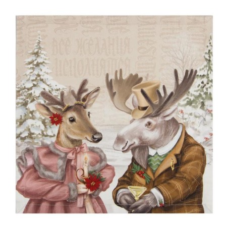 New Year's set of napkins Ethel Winter Holidys, 40x40cm 4 pcs-7