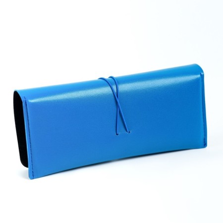 Set for glasses: case, cover, napkin, blue-1