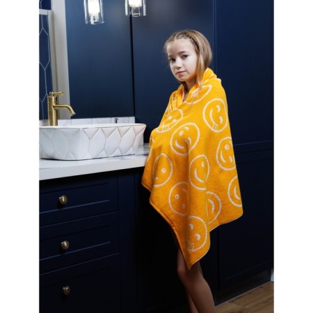 Tricky Tensor Guten Morgen Smile, 450 gr, size 70x140 cm, color orange color-12