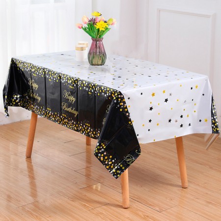 Gridery "Happy Birthday", 137 × 183 cm, black color-1