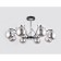 Ambrella Light Traditional, 8x40W E14 chandelier, chromium color