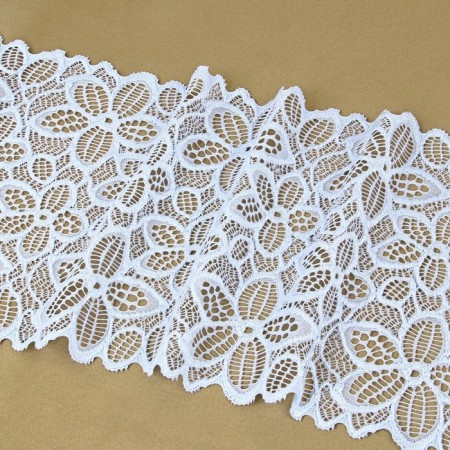 Lace elastic fabric, 180 mm × 2.7 ± 0.5 m, the color of the sky blue-2