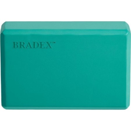 Bradex yoga block, 23 x 15 x 7.5 cm, 130 gr., Biryuzovoy color-1