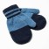 Baby mittens, blue color, size 17