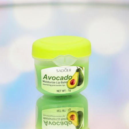 Balm for cracked lips with avocado