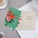 Birthday card!" Bouquet, green background