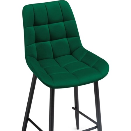 Chair Barry Alst Metal/velor, Black/Green 50x58x99 cm-4