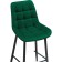 Chair Barry Alst Metal/velor, Black/Green 50x58x99 cm