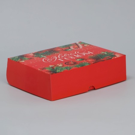 Folding box "New Year's mood", 20 x 17 x 6 cm, new year-2
