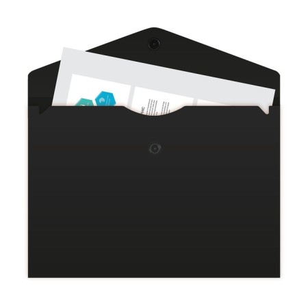 The Convert folder on the button, A5, 150 μm, Calligrata. black, opaque, buttons neon, mix-4