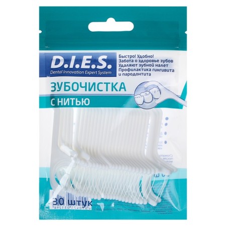 Toothpicks with thread D.I.E.S, 30 pcs.